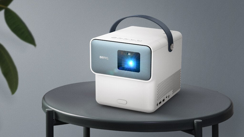 Benq Gp100, Proyector Led Blanco, Fullhd, Android Tv, Bluetooth, 1000 Lúmenes Ansi 9h.Jrk77.99e