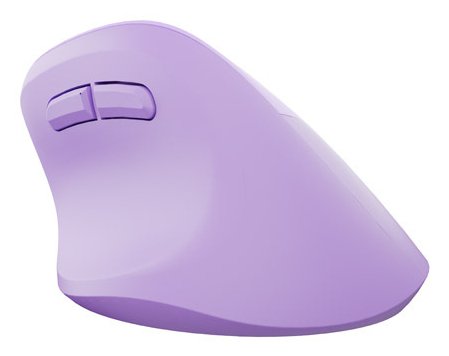 Raton Natec Crake 2 Inalambrico Vertical Bt 5.2 + 2.4ghz 2400 Dpi Color Lavanda