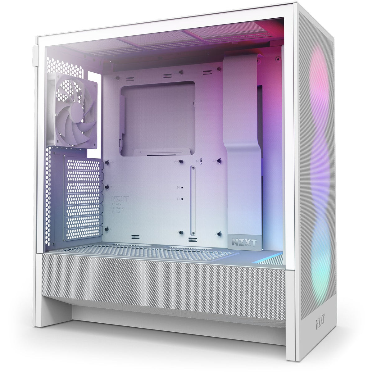 EAN 5056547205861 - NZXT H5 Flow RGB Midi Tower Blanco imagen 3