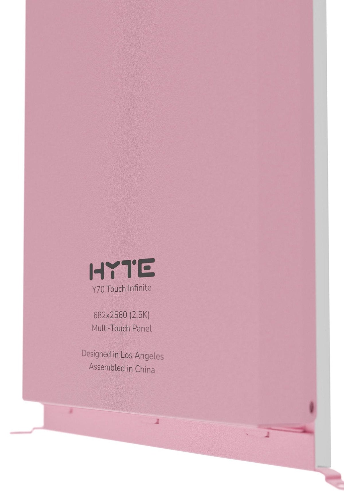 Hyte Y70 Actualización De Pantalla Táctil Leche De Fresa 36,8 Cm (14,5 Pulgadas), Rosa, Pantalla Táctil De 14,5 Pulgadas Acc-Hyte-Lk-Y7tti-Sm