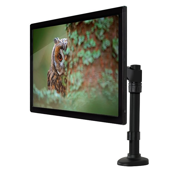 Lcd Desk Mount W/Single Arm Bt7372, Clamp, 9 Kg, 71.1 Cm Bt7372/B