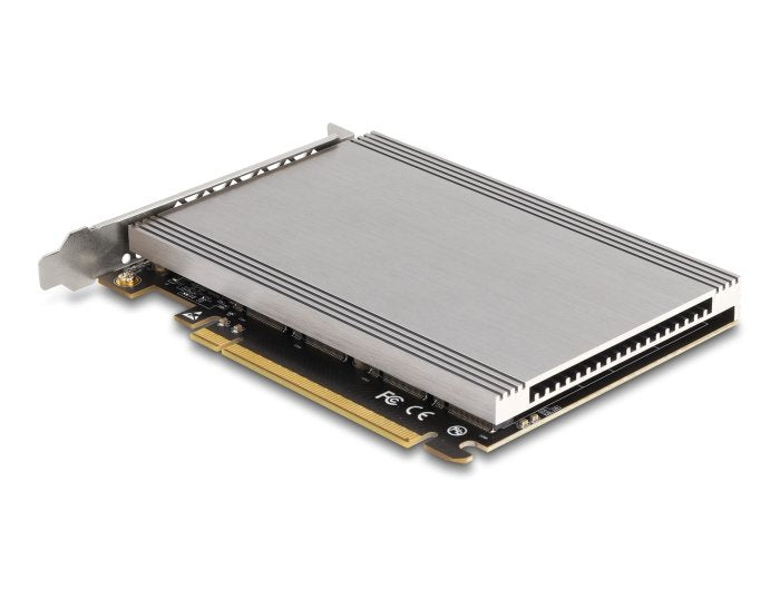 Delock 90210 Tarjeta Pci Express X16 A 4 X Nvme Interno M.2 Clave M Con Disipador - Bifurcación (Laxan 145 X 111 Mm)
