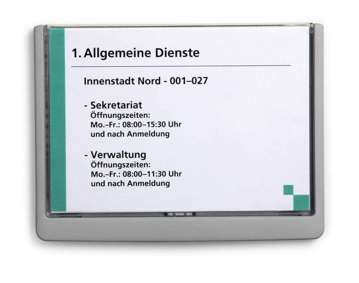 Cartel Para Puerta Duradero Clcksigna5 210x148,5 Adhesivo Escritura. Grafito