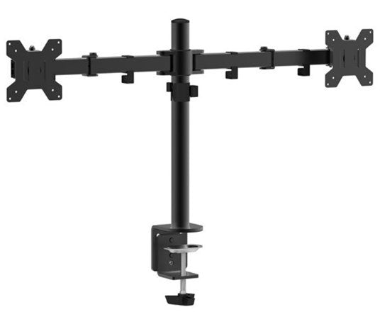 Soporte De Mesa Con Doble Brazo Articulado Approx Appsmd02 Para Pantallas De 10-27' (25.4-68cm) Peso Máximo 10kg Vesa Máximo 100*100 Negro