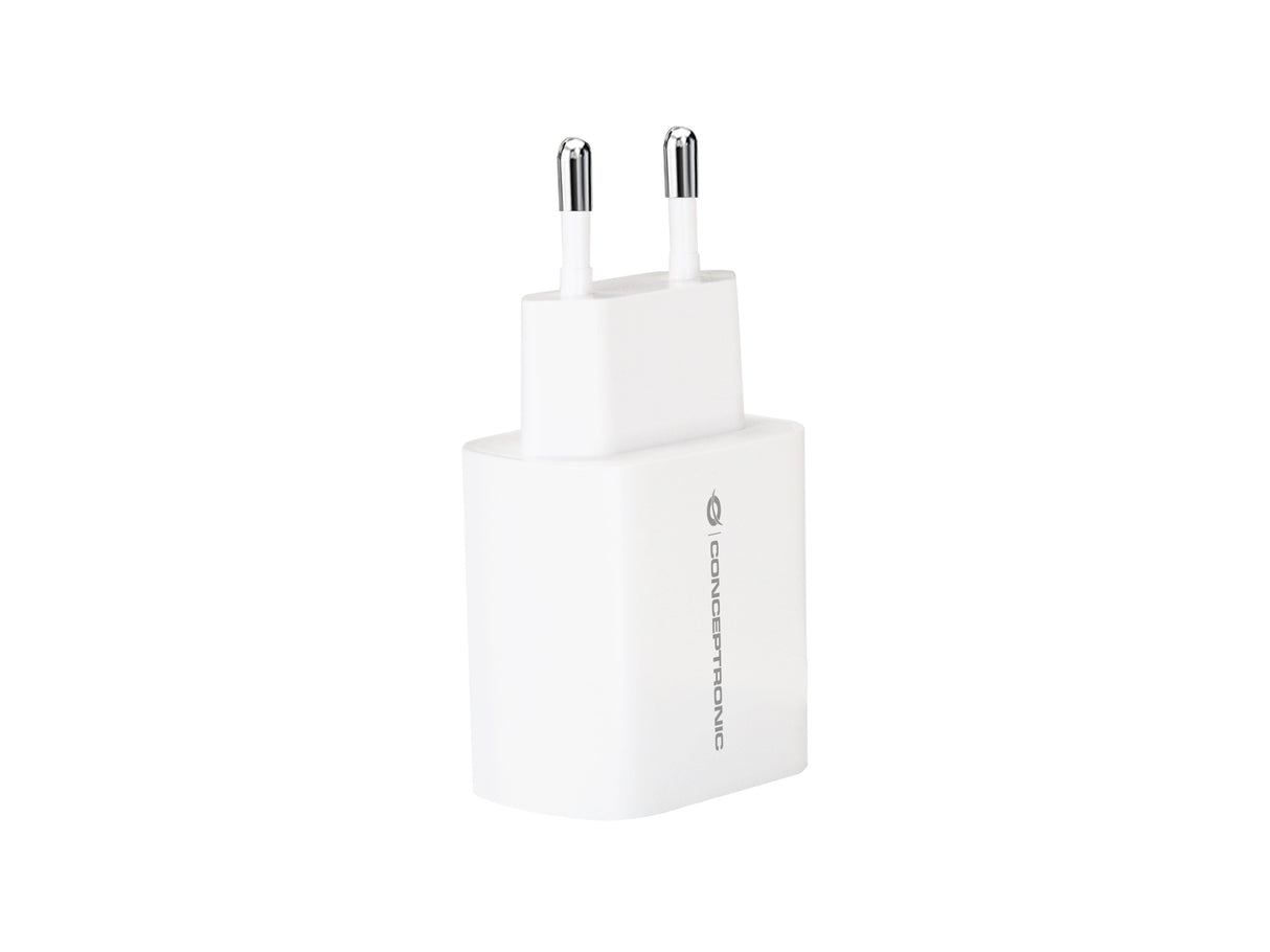 EAN 4015867236451 - Conceptronic ALTHEA14W cargador de dispositivo móvil Universal Blanco Corriente alterna Carga rápida Inte imagen 4