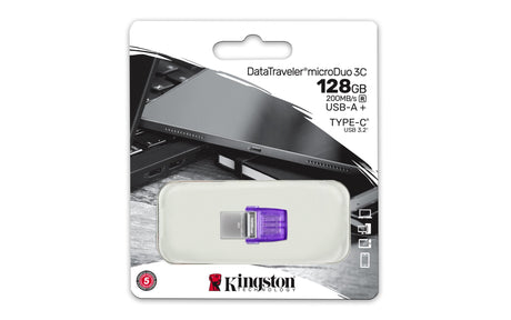 EAN 0740617328165 - Kingston Technology DataTraveler microDuo 3C unidad flash USB USB Type-A / USB Type-C 3.2 Gen 1 (3.1 Gen  imagen 5