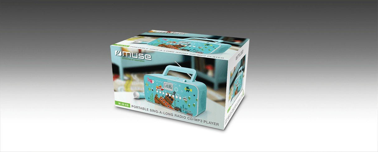 EAN 3700460204389 - Muse M-29KB sistema estéreo portátil Digital 1 W FM, MW, PLL Multicolor Reproducción MP3 imagen 6