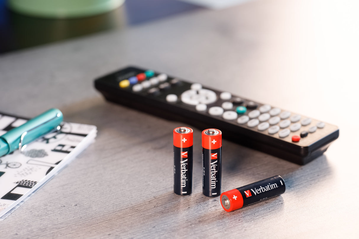 Verbatim Bateria Alkaline, Mignon, Aa, Lr06, 1.5v Pack 4 Pilas