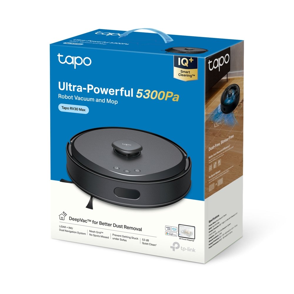 EAN 8885020625165 - TP-Link Tapo RV30 Max Negro imagen 4
