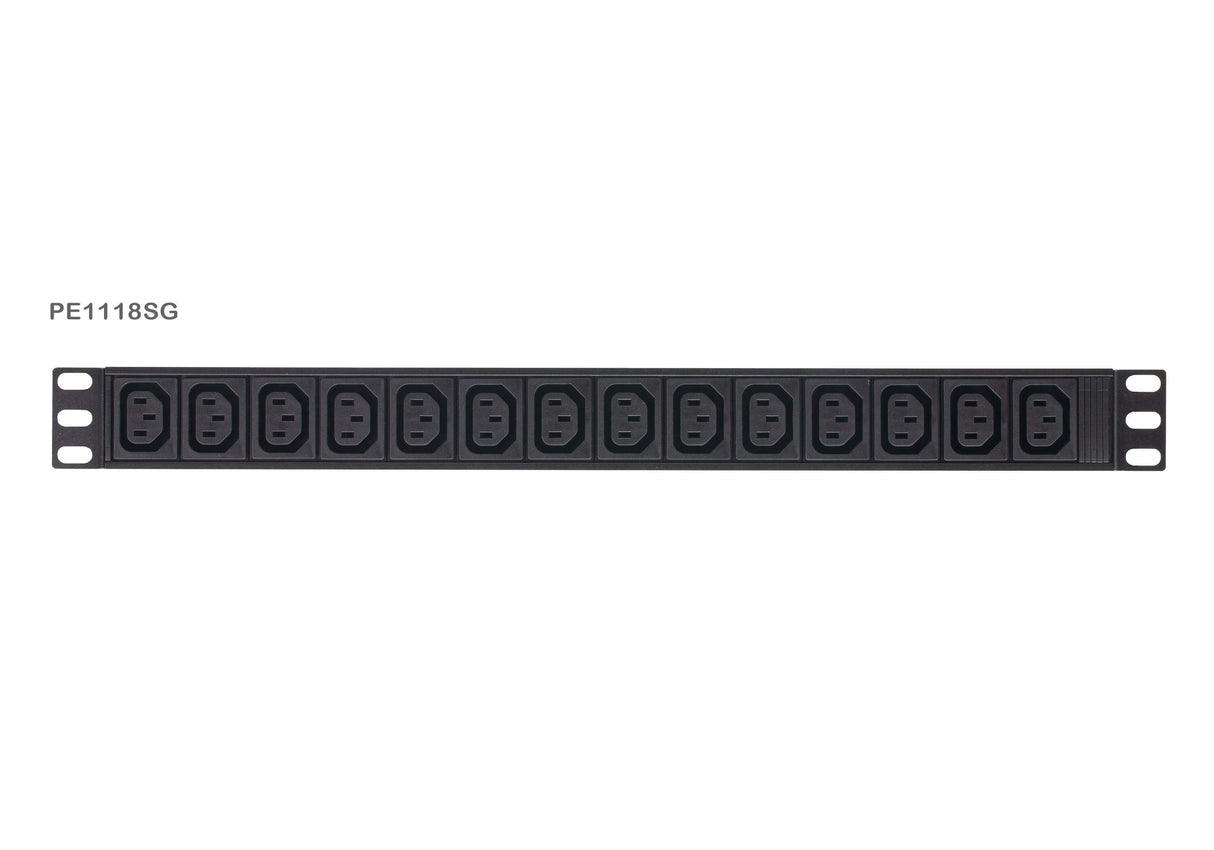 EAN 4710469340772 - ATEN PE1118SG-AT-G unidad de distribución de energía (PDU) 18 salidas AC Negro imagen 2