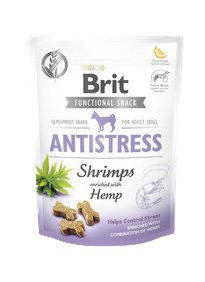 Brit Functional Snack Antistress Shrimp - Golosina Para Perros - 150g