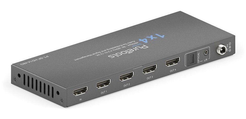 Purelink Puretools - 1x4 Hdmi 2.1 Splitter - 48gbps - 8k (60hz 4:2:0) 12 Bit