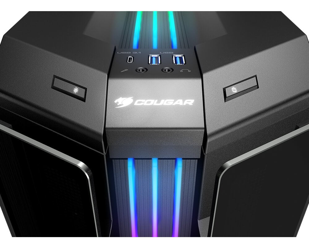 EAN 4715302442910 - COUGAR Gaming Gemini T Pro Midi Tower Negro imagen 2