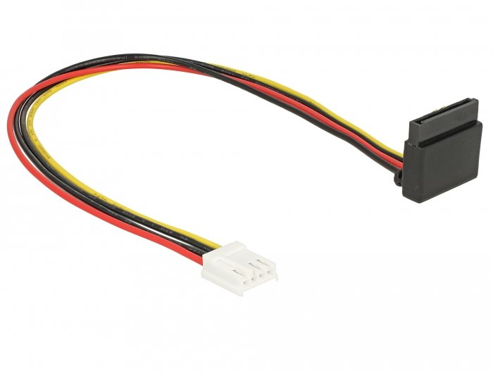 Delock 85510 Cable Power Floppy 4pin H > Sata 15pin H 0.30m