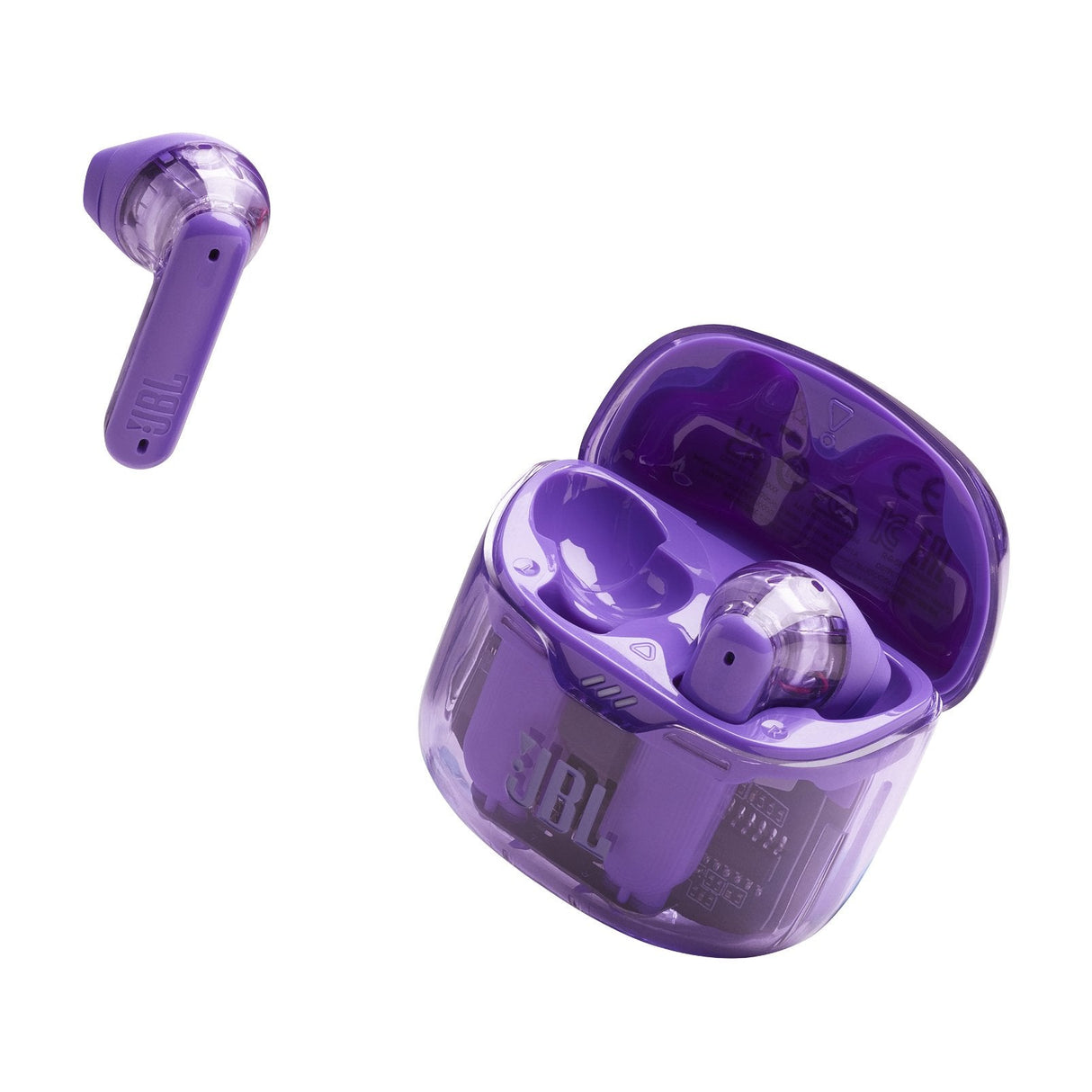 Auriculares Jbl Tune Flex Ghost Edition Púrpura Bluetooth