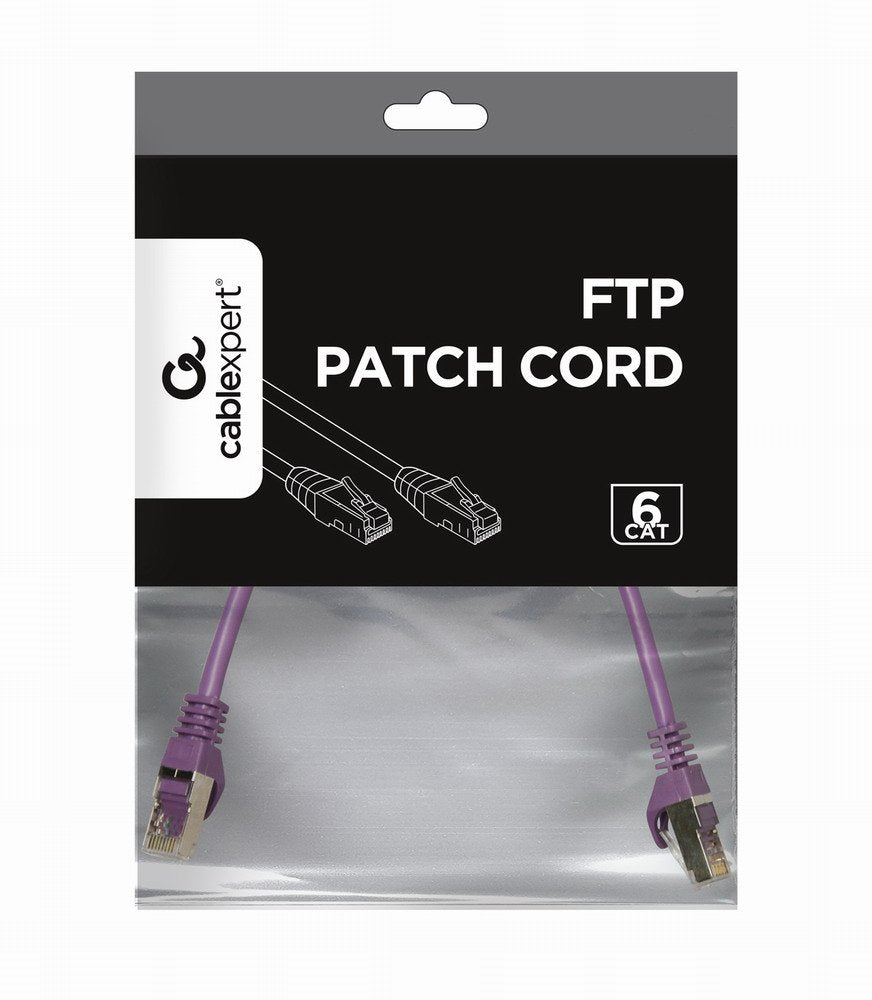 EAN 8716309078023 - Gembird RJ45/RJ45 Cat6 0.25m cable de red Púrpura 0,25 m F/UTP (FTP) imagen 4
