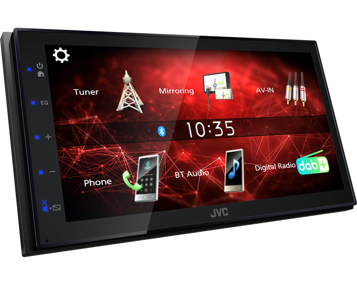 Jvc Kw-M27dbt Receptor Multimedia Para Coche Negro 180 W Bluetooth