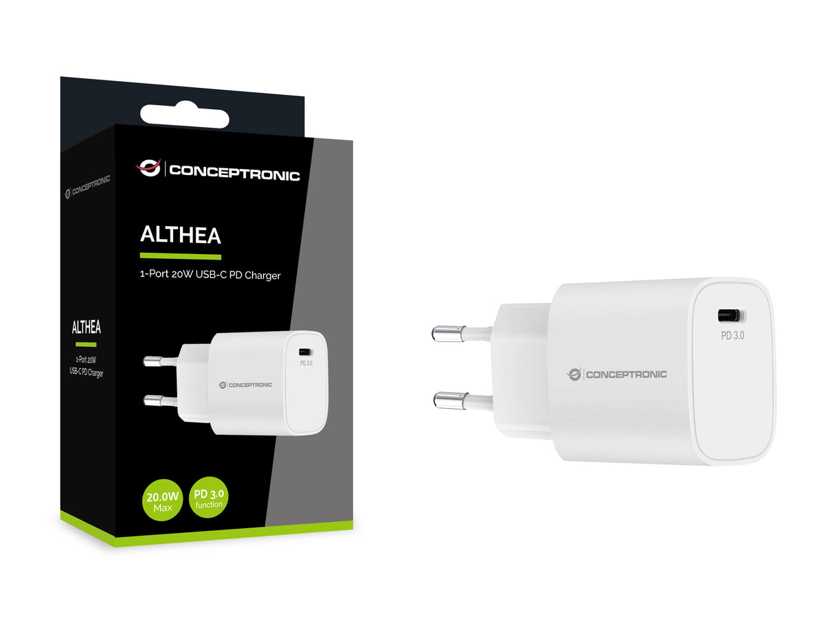 EAN 4015867236451 - Conceptronic ALTHEA14W cargador de dispositivo móvil Universal Blanco Corriente alterna Carga rápida Inte imagen 6
