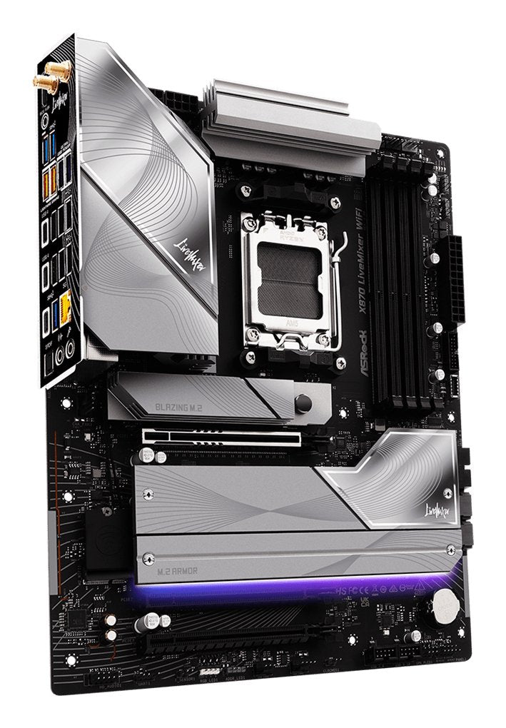 EAN 4711581491823 - Asrock X870 LiveMixer WiFi AMD X870 Zócalo AM5 ATX imagen 1
