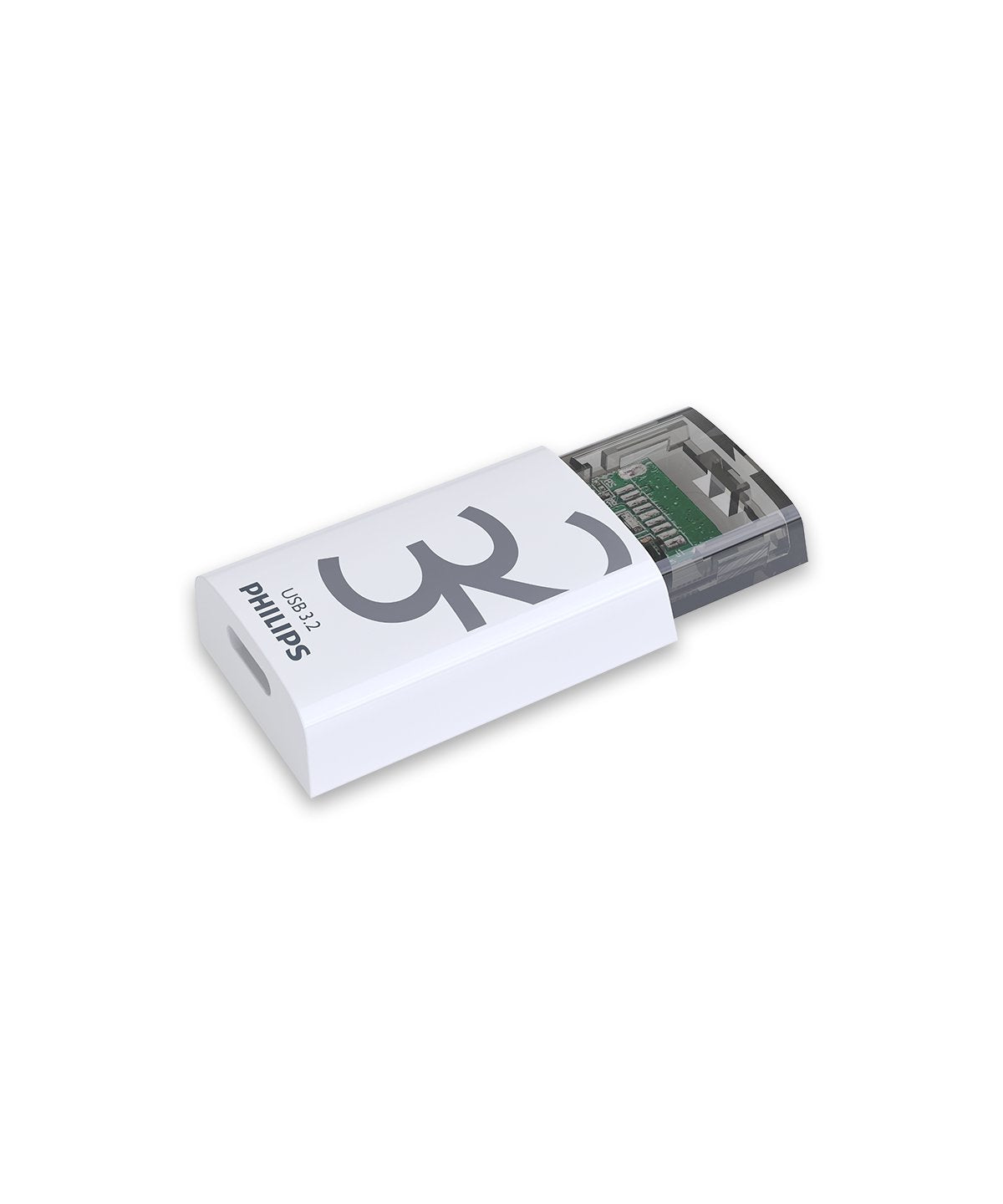 EAN 4895229114937 - Philips Click unidad flash USB 32 GB USB Tipo C 3.2 Gen 1 (3.1 Gen 1) Transparente, Blanco imagen 3
