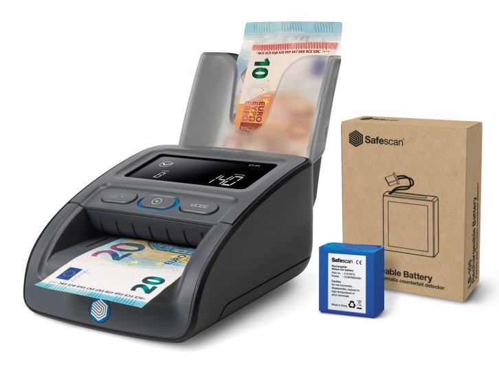 EAN 8717496338501 - Safescan 155-S Komplett detector de billetes falsos Negro imagen 1