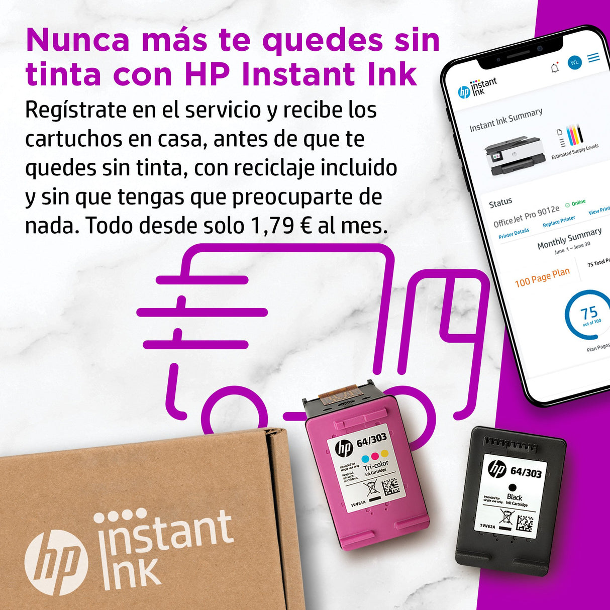 EAN 0195161213915 - HP OfficeJet Pro 9012e All-in-One Prntr Inyección de tinta térmica A4 4800 x 1200 DPI 22 ppm Wifi imagen 4