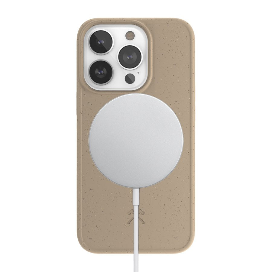 EAN 4260750593405 - Woodcessories Bio Case MagSafe funda para teléfono móvil 15,5 cm (6.12") Gris pardo imagen 1