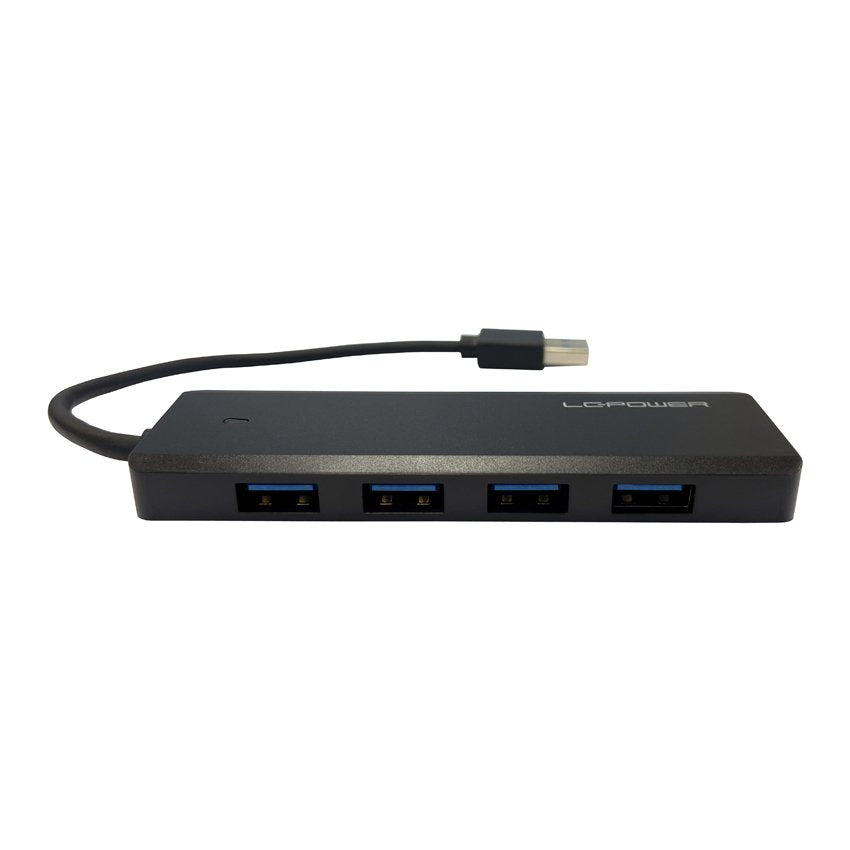 Hub Lc-Power Lc-Hub-U3-4-V2 4xusba 1xusb-C Black Retail