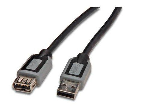 EAN 4016032284635 - Digitus 5m USB A/A, M/FM cable USB USB 2.0 Negro imagen 2