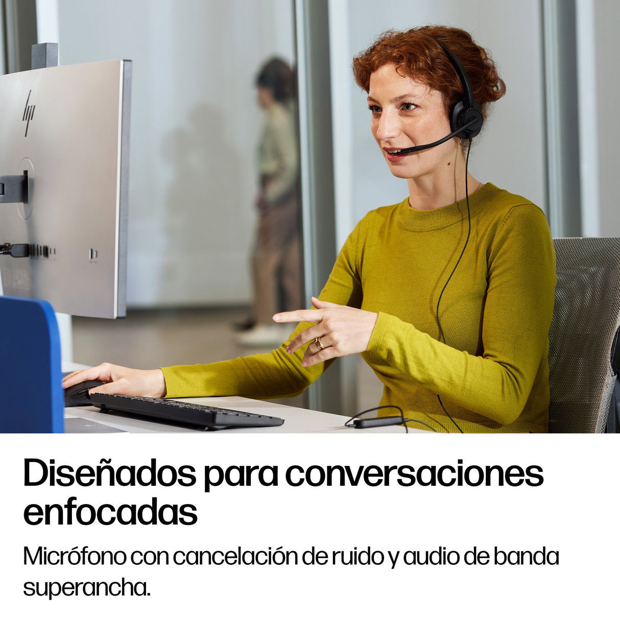 EAN 0199896046411 - HP Poly Mission 415 Monaural USB Wired Headset Negro imagen 7
