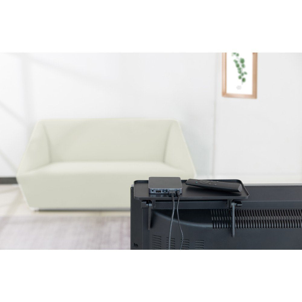 Techly Top Shelf Adjustable For Tv Screen Black