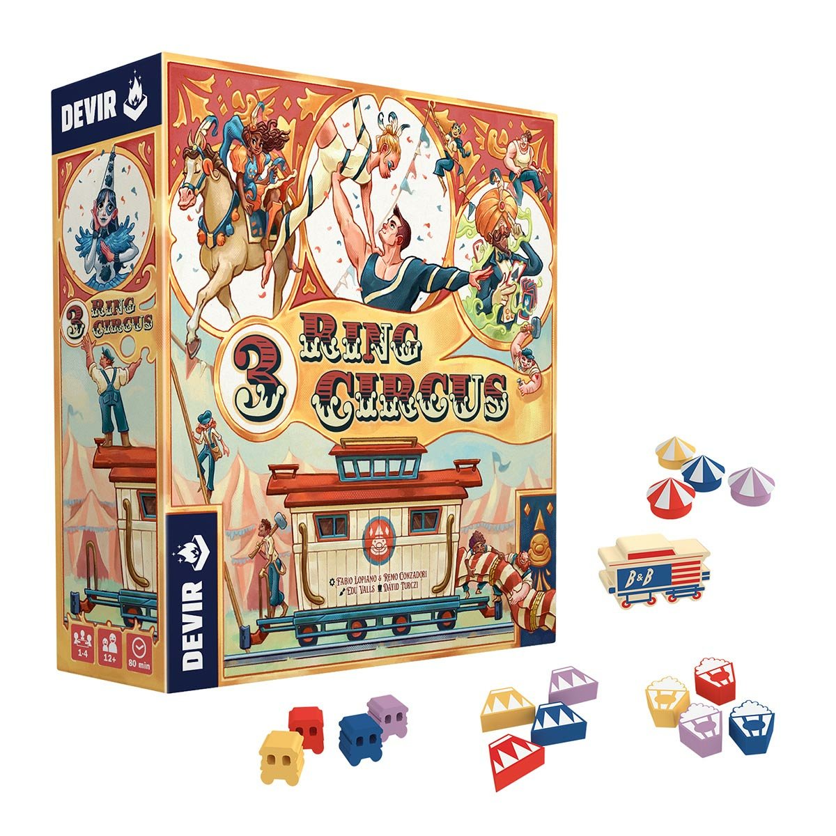 Juego De Mesa Devir 3 Ring Circus