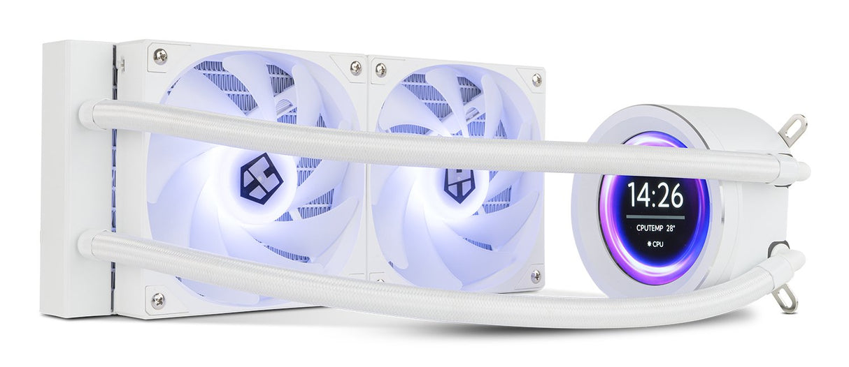 EAN 8436587975073 - NOX Hummer X-240 LCD Procesador Refrigerador de aire 12 cm Blanco 1 pieza(s) imagen 2