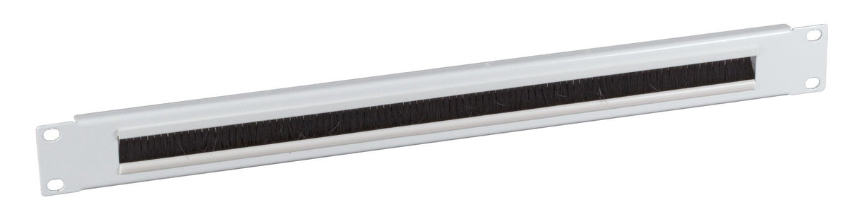 19" 1he Pasacables Con Regleta De Cepillo, Ral7035
