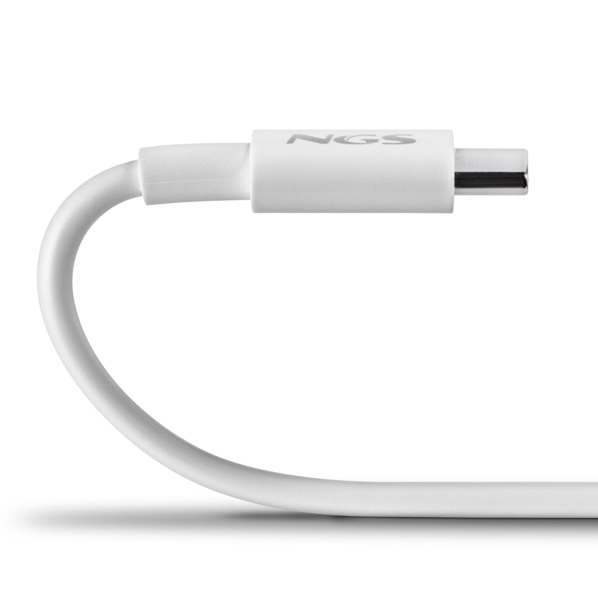 Cable Usb 2.0 Tipo-C Ngs Zyro 60w-1 Usb Tipo-C Macho Usb Tipo-C Macho Hasta 60w 480mbps 1m Blanco
