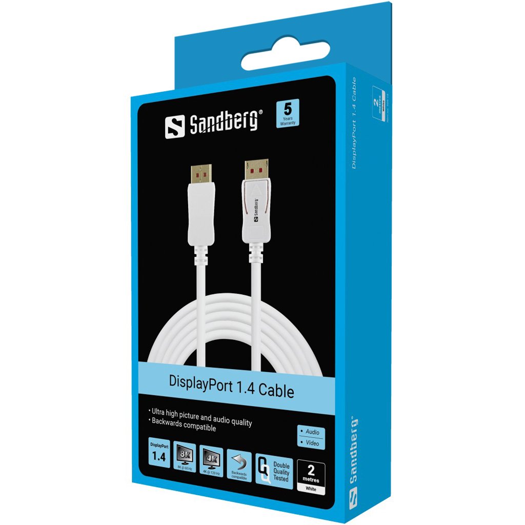 Sandberg Cable Displayport 1.4 8k60hz 2m