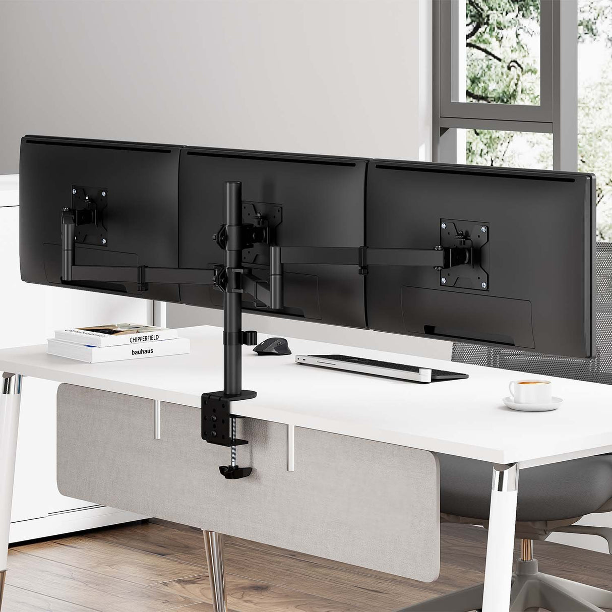 EAN 8435739901427 - AISENS DT27TSR-281 soporte para monitor 68,6 cm (27") Escritorio imagen 4