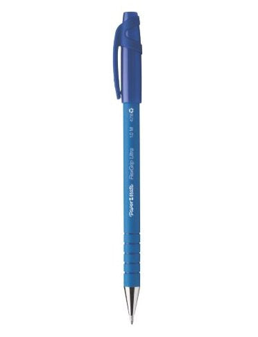 Paper Mate Bolígrafo Flexgrip Ultra Retráctil Azul Caja De 30+6