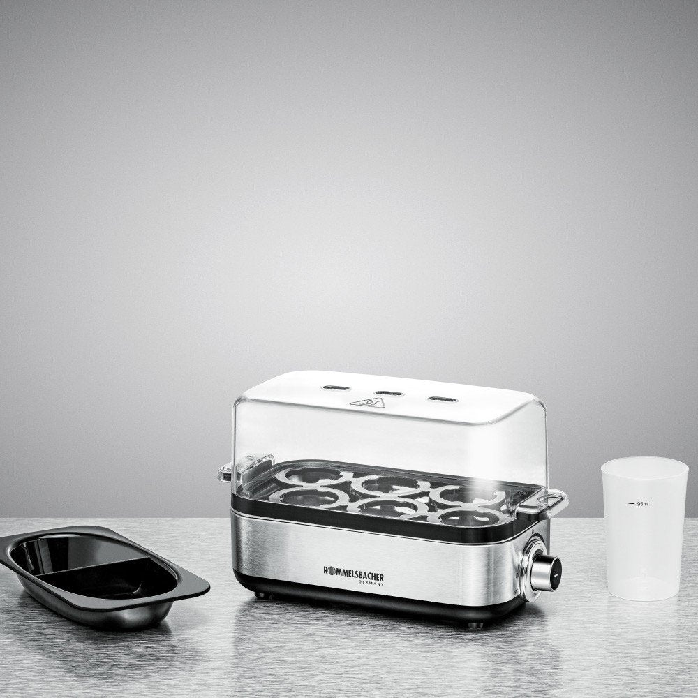 Rommelsbacher Egg Stove Stainless Steel 1-6 16 Eggs Silver Er 600 (Er 600)