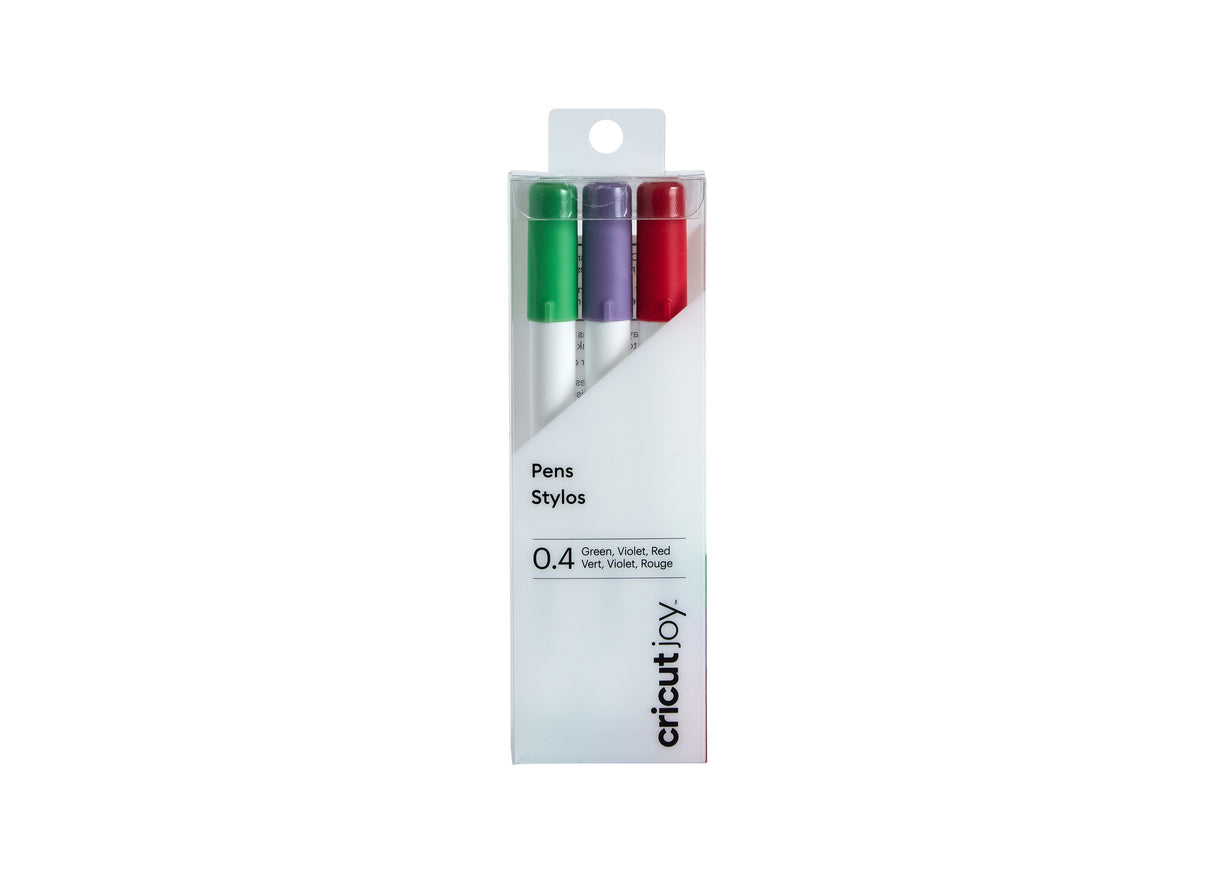 EAN 93573398704 - Cricut Joy Fine Point Verde, Rojo, Violeta 3 pieza(s) imagen 1