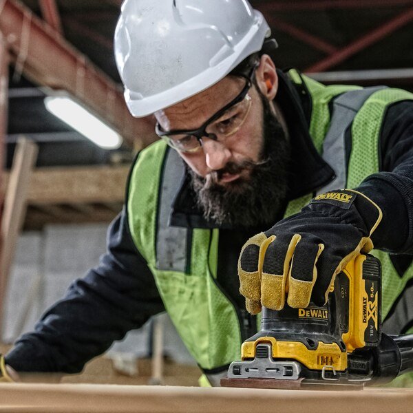 Dewalt Lijadora Vibratoria Inalámbrica Dcw200nt, 18 Voltios, Lijadora Orbital Dcw200nt-Xj