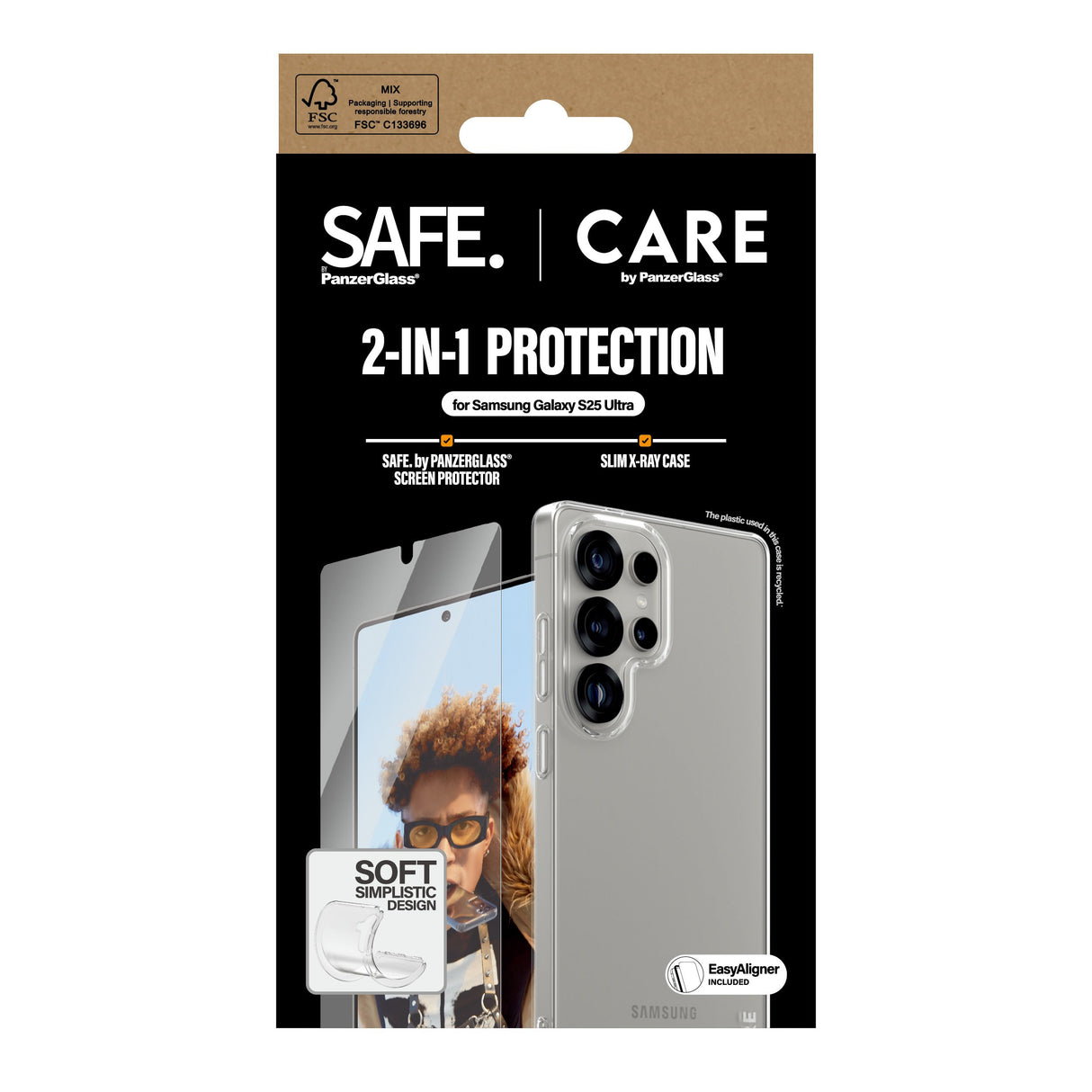 EAN 5715685016127 - PanzerGlass CARE™ by ® 2-in-1 Bundle Samsung Galaxy S25 Ultra Protector de pantalla 1 pieza(s) imagen 3