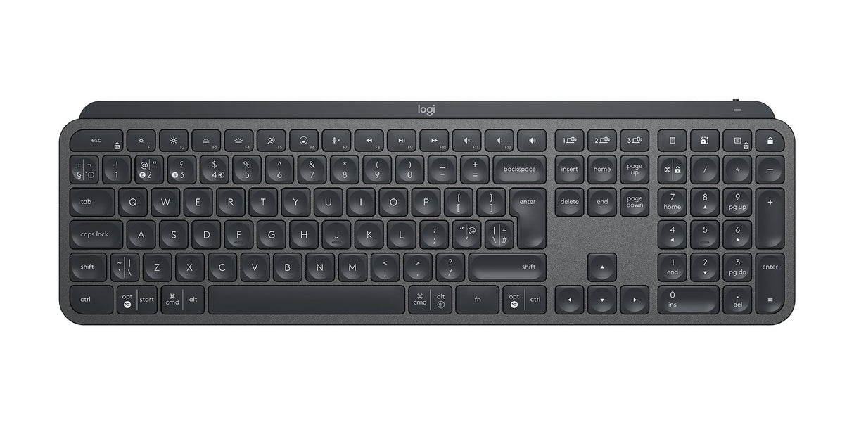 EAN 5099206096813 - Logitech Master 920-010250 teclado Oficina RF Wireless + Bluetooth Inglés internacional Grafito imagen 6