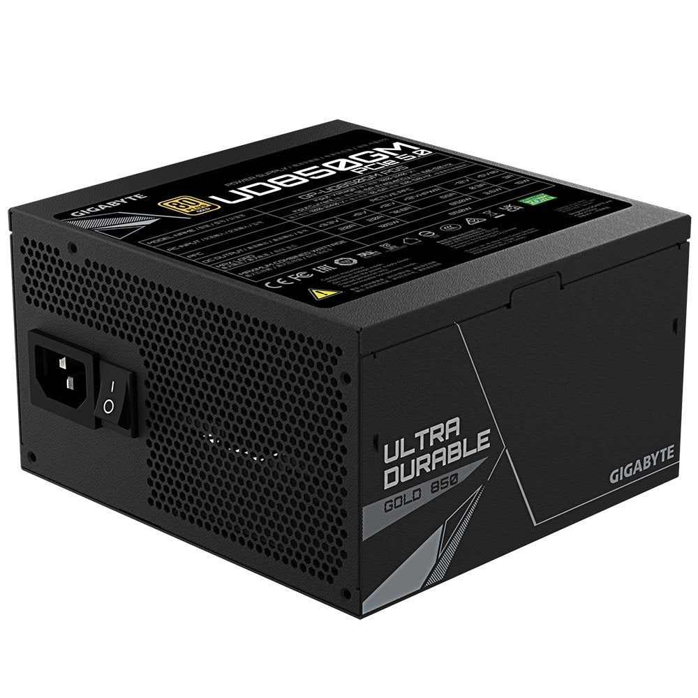 EAN 4719331553104 - GIGABYTE GP-UD850GM PG5 unidad de fuente de alimentación 850 W 20+4 pin ATX ATX Negro imagen 4