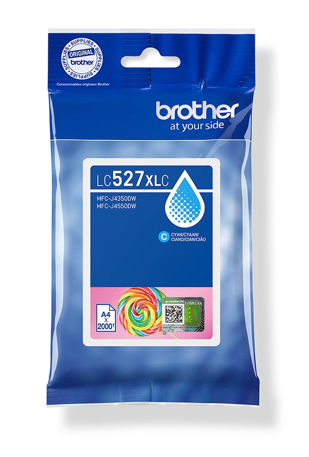 EAN 4977766839648 - Brother LC527XLC cartucho de tinta 1 pieza(s) Original Alto rendimiento (XL) Cian imagen 1