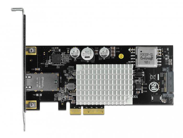 Pci Express X4 Netzwerkkarte 10 Gigabit Lan 1 X Rj45 Mit Poe+ Ioi