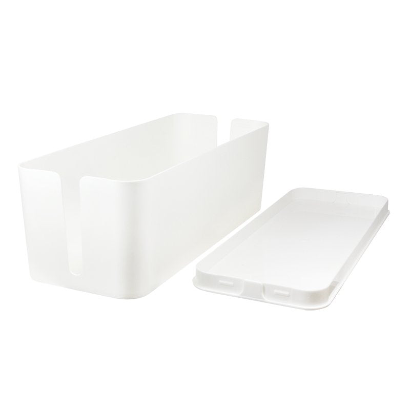 Logilink Organizador De Cables Box Plastico 400x160x135mm Blanco Kab0063