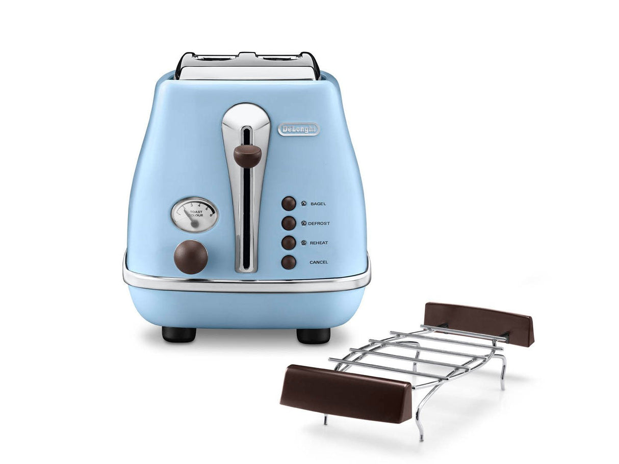 Delonghi Ctov 2103.Az Icona Vintage Tostadora 2 Ranuras 900w Azul