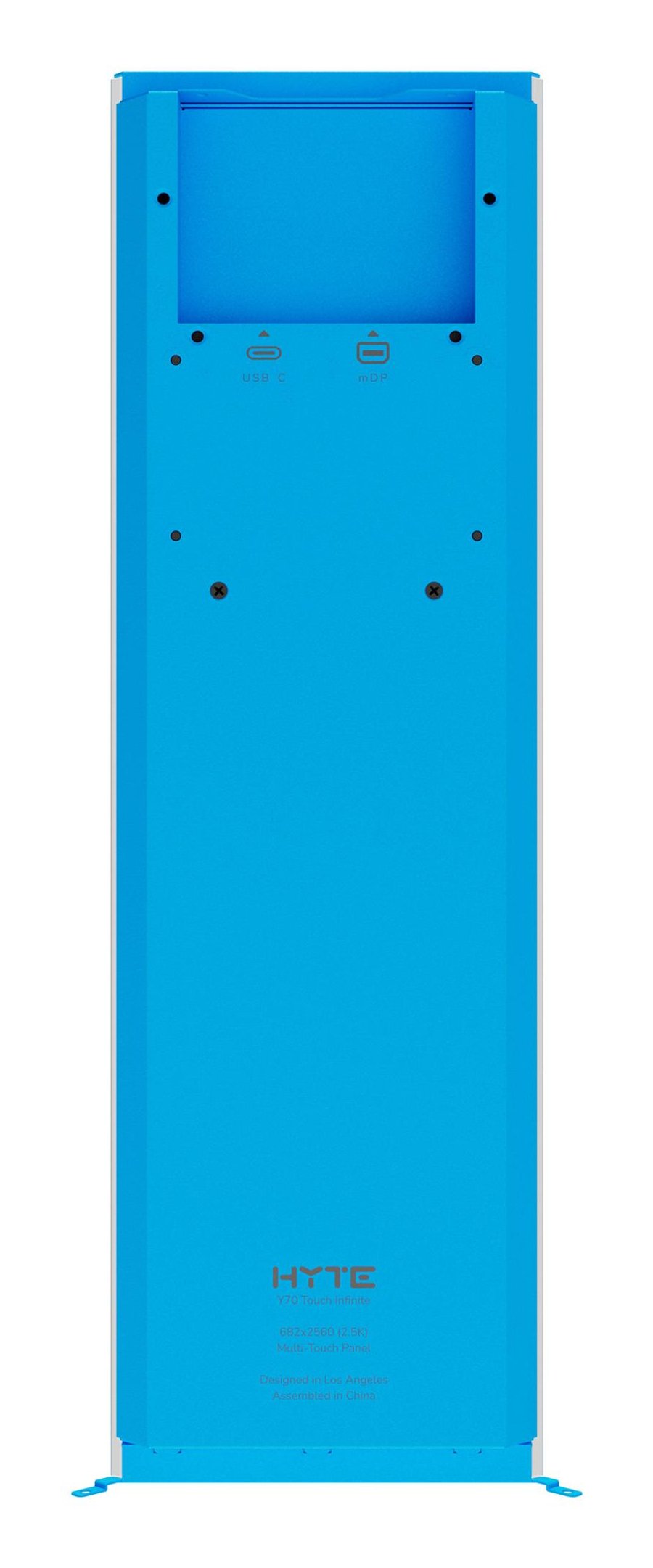Hyte Y70 Actualización De Pantalla Táctil Blueberry Milk 36,8 Cm (14,5 Pulgadas), Azul, Pantalla Táctil De 14,5 Pulgadas Acc-Hyte-Lk-Y7tti-Bm