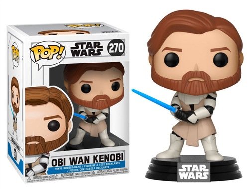 Figura Pop Star Wars Clone Wars Obi Wan Kenobi